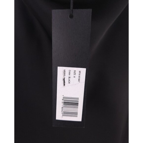 Halston Heritage Cowl Neck Slip Dress Size 8 Black $450 - Picture 11 of 16